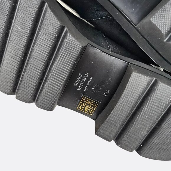 STUART WEITZMAN "Lowland Ultra Lift" Over The Knee Leather Boots | US 8.5 | $995 - Picture 9 of 9